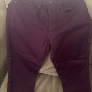 Levi's Women's Dark Purple Skinny Jeans